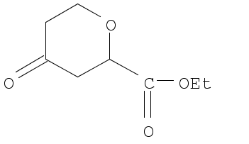 2H-Pyran-2-carboxylic acid, tetrahydro-4-oxo-, ethyl ester